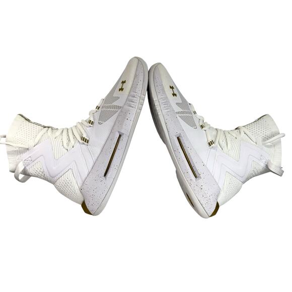 Under Armour Highlight Ace 2.0 Womens White Mesh Athletic Volleyball Shoes Sz 9 - Picture 3 of 8